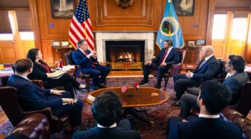 عبدالله بن زايد يختتم زيارة عمل مهمة إلى واشنطن